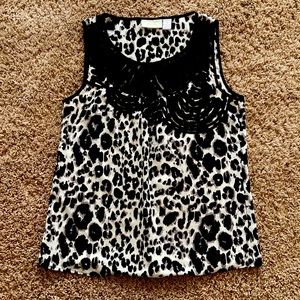 Chico’s Size 0 Leopard Print Tank Top